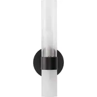 Nova Luce CENTURY Applique G9 double noir 10x11x31cm dimmable 9006054 (G9)