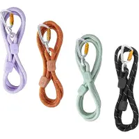 Woolly Wolf Rope Leash - Glacier Green