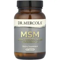Dr. Mercola , MSM, Complexe Soufre Méthylsulfonylméthane, 60 Gélules