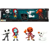 Jada Set 4 Nightmare Figures Before Christmas 7 Cm Multicolore Enfants