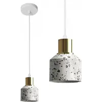 Toolight Lampe Suspendue APP931-1CP Lastri White