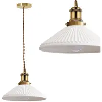Toolight Lampe Suspendue APP1172-1CP White