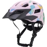 Wozinsky Casque VTT pour enfants avec visière amovible Système 360° S Rose