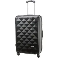 Feru Pyramid Peak Classic 75 cm Travel suitcase, black, Valise, Noir