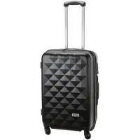 Feru Pyramid Peak Classic 65 cm Travel suitcase, black, Valise, Noir