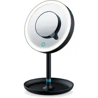 Beurer BS 45 Miroir de maquillage Autoportant Carré Noir