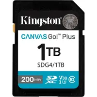 Kingston SDG4/1TB SD Card 1TB SDXC Canvas Go Plus C10 retail