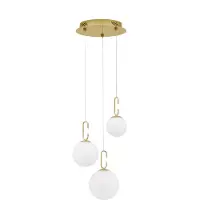 Nova Luce HOOK LED Suspension or 25,8W blanc chaud 180x39cm 9695223