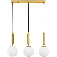 Nova Luce MONET Suspension E27 triple or 60x15x155cm dimmable 9080126 (E27)