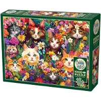 Cobble Hill Puzzle Blooming Whiskers - 1000 pièces puzzle chat