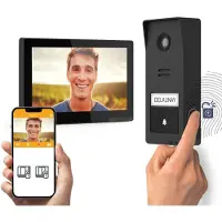 Avidsen Interphone vidéo sans fil avec accès par empreinte digitale – Wave 3 – Extel – 720337