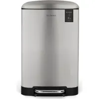 ADEVA Les Collectors No 512 Poubelle à pédale Gris 20 litres Poubelle à pédale