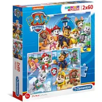 Clementoni puzzle 2x60 SuperKolor Paw Patrol 21617