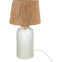 Gilde Tischleuchte, zylindrisch, "Alveare", Glas, grün, VE 1, H. 48 cm, D. 28 cm 58261 4063387582619