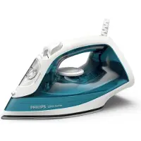 Philips 2000 series DST2010/90 fer à repasser Fer à vapeur Semelle anti-adhérente 2000 W Couleur aqua, Blanc