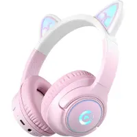 ProCaster Meow 2.0 Headphones with Microphone, Pink (Sans fil), Casque gaming, Pink