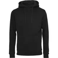Build Your Brand Heavy Hoodie Noir 5XL Homme