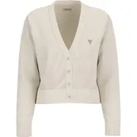 GUESS Femmes, Pull-over, VN Mini Triangle, Blanc, (S)
