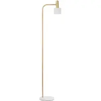 Nova Luce Paz Skandi Lampadaire en or mat