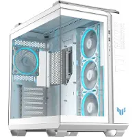 Asus TUF GAMING GT502 HORIZON TG ARGB Mid Tower ATX Doble Cristal Templado USB-C Blanca