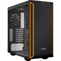 Be quiet! Pure Base 600 Window - Tour - ATX - panneau latéral fenêtré - pas d'alimentation (ATX / PS/2) - noir, orange - USB/Audio