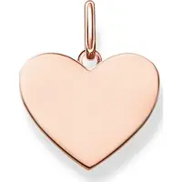 Thomas Sabo Pendentif Coeur, (Argent 925, Argent 925, Argent massif, Argent sterling 925)