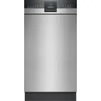 Siemens iQ300, Lave-vaisselle sous plan, 45 cm, Acier brossé, SR43ES25ME