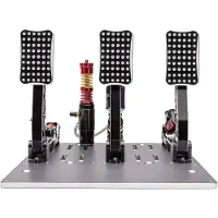 Simagic P2000 Ensemble hydraulique à 3 pédales avec capteur de charge 200KG