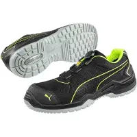 Puma Chaussures de sécurité Fuse TC green Disc low S1P conformes à la norme EN ISO 20345:2022 S1P ESD SRC noir taille 44