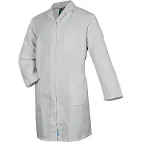 HB Tempex Manteau ESD pour femme Conductex, gris argenté, taille : L (L)