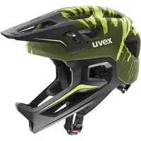 Uvex React Jr Fullface Junior Mtb Helmet Vert 52-56 cm Enfants