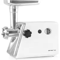 Emerio Hachoir à viande en acier inoxydable 3 disques, Hachoir à viande, Argent
