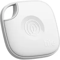 Tile Mate 2024 (Apple Find My, Google Find Hub), Traceur, Blanc