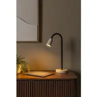 Lucide JASPER - Lampe de table - 1xGU10 - Crème