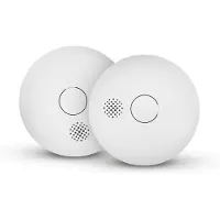Housegard Luma wireless, series-connected smoke alarm, incl. 10-year battery, 2 packs