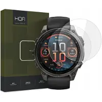 Hofi GLASS PRO+ PANZERGLAS 2ER-PACK FÜR GARMIN FENIX 8 / 8 PRO (51 MM) KLAR, Film de protection pour smartwatch, Transparent