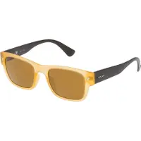 Police Lunettes de soleil - SPL - SPL150-760G - Marron foncé - Verres bruns - Mixte