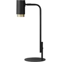 Lyora Lampe de bureau Nessi noir avec or