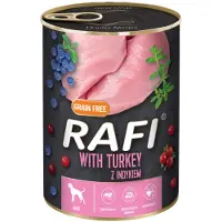 Rafi DOLINA NOTECI Turkey - Nourriture humide à base de dinde pour chiens adultes - 6x400 g