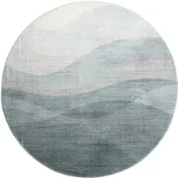 FRAAI Tapis rond moderne | Field Vert | Ø 200cm | Vert | Rond | Tapis