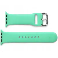 Hurtel Silicone Strap APS Silicone Watch Band 8/7/6/5/4/3/2 / SE (41/40 / 38mm) Strap Watchband (38 mm, 40 mm, 41 mm, Métal, Silicone), Sangles de montre, Vert