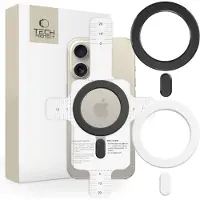 Tech-Protect Anneau MMP-100 avec MagSafe (2 pièces) - blanc - noir