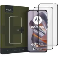 Hofi Glas Pro+ Panzerglas 2er-Pack Motorola Edge 50 Neo / 60 Neo Schwarz (2 pcs, Motorola Edge 50 Neo, Motorola Edge 60 Neo), Téléphone portable : film de protection, Noir