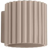 Sollux Applique AURA taupe G9 1xG9 10W aluminium 10x12x10cm Lighting