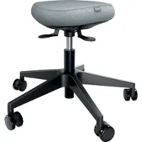 Leitz Active Wheel Adjustable Stool Argenté