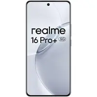 Realme Téléphone 16 Pro+ 5G, 256 Go/8 Go, gris, avec chargeur (256 Go, gris, 6.80", Double SIM, 5G), Téléphone portable, Gris