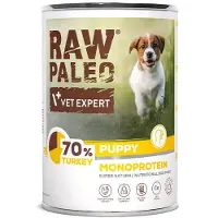 Vet Expert Nourriture Crue Paleo Puppy - Dinde - 400 G