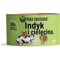 Paka Zwierzaka Veal&Turkey Nourriture humide avec veau et dinde pour chiens 6x200 g