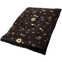 Welsti Lit pour chien pour chats, tapis pour chien, brun M 70x50