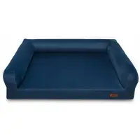 HUGGY DOGGY Lit pour chien avec housse, lit orthopédique, matelas L